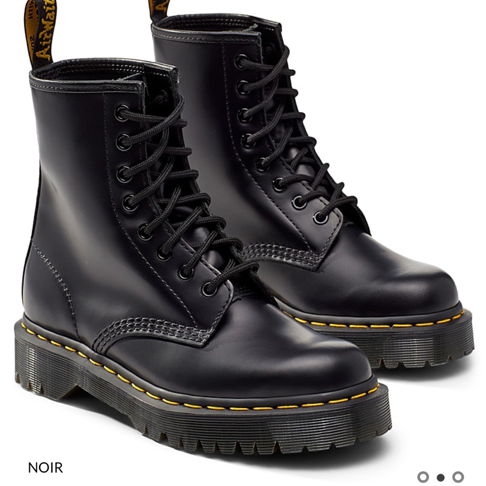 Dr. Martens Black Combat Boots